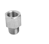 KXJSYL Tool 1pc M14 M16 Female X M8 M10 M12 M14 M16 M18 M20 1/8" 1/4" 3/8" 1/2" Male BSP Thread Stainless Steel High Pressure Pipe Fitting(F M14x1.5-M M12x1)