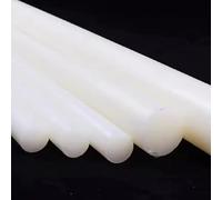 KXJSYL Tool 1PC PA6 Pure Nylon Rods Wear Resistant Bar For Machining Black White Diameter 3mm To 300mm Length 100mm 250mm 500mm(White Length 500mm,100mm 1pc)