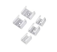 KXJSYL Tool 20PCS 10/12/14/17/20mm LED Strip Fix Clips Connector For Fixing 2835 Neon Light 220V COB Plastic Buckles Flexible Accessories(A5-20mm)