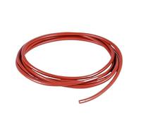 KXJSYL Tool Diameter 1mm~20mm Red Solid Silicone Cord Silicone Rubber Gasket Trim Seal Strips O Ring High Temperature Waterproof(Color:Dia 5mm,Size:10M)