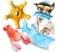 KXK Dog Toys 3 Pack, Indestructible Toys for Aggressive Chewers, Tough Dog Chew Toys for Large Medium Breed, Dog Bones Chew Toys for Super Chewer
