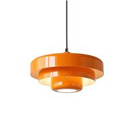 KXKLGWHN Flush Mount Ceiling Chandelier, Nordic Style Wrought Iron Pendant Light, Creative Colored Hanging Lamp Shade, E27 Light Source Single Pendant Lamp. Restaurant Bar Ceiling Lighting Fixtures