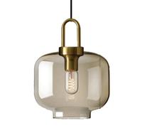 KXKLGWHN Flush Mount Lighting Fixtures, Nordic Style Glass Pendant Lamp, Personalized Single-head Chandelier Lampshade, Balcony Restaurant Decoration Hanging Hanging Light