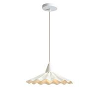 KXKLGWHN Japanese Industrial Style Ceramic Chandelier, Creative Pleated Hanging Lamp, E26 Light Source Single Head Pendant Light, Bedroom Dining Room Corridor Decorative Light Fixtures