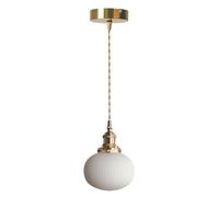 KXKLGWHN Japanese Industrial Style Pendant Light, Creative Ceramic Hanging Lamp, Single Head Ceiling Chandelier,Bedroom Dining Room Corridor Decorative Lighting Fixtures