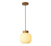 KXKLGWHN Japanese Style Chandeliers, Creative Lantern -shaped Glass Pendant Lamp Lampshades, Flush Mountain Ceiling Lamps, E27 Light Source Single Pendant light, Bedroom Study Decoration Hanging Lamp