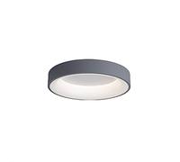 KXKLGWHN LED Flush Mount Ceiling Light, Three-Color Dimming Ceiling Lamp, Modern Simple Iron Art Round Ceiling Lighting, Acrylic Lamp Shade, Close to Ceiling Light Fixtures