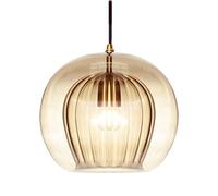 KXKLGWHN Nordic Industry Style Chandelier, E27 Light Source Single Head Hanging Light,Personalized Glass Pendant Lamp Shade, Bedroom Dining Room Balcony Decoration Light Fixtures