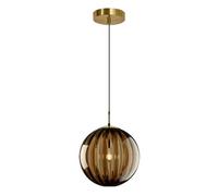 KXKLGWHN Simple Spherical Colored Glass Hanging Lamp Lampshade, E26 Screw Ceiling Pendant Light, Modern Industrial Style Chandelier, Living Room Bedroom Balcony Decoration Light Fixtures