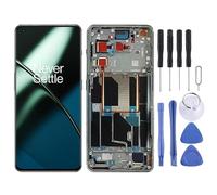 KXPASUKOJX Cellphone Spare Parts for OnePlus 11 PHB110 CPH2449 CPH2447 AMOLED LCD Screen Digitizer Full Assembly with Frame