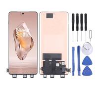 KXPASUKOJX Cellphone Spare Parts for OnePlus 12R CPH2609 AMOLED LCD Screen with Digitizer Full Assembly (Black)
