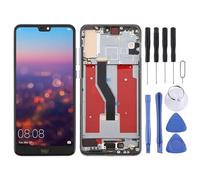 KXPASUKOJX LCD Screen for Huawei P20 Pro TFT LCD Screen Digitizer Full Assembly with Frame, Not Supporting Fingerprint Identification