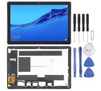 KXPASUKOJX LCD Screen LCD Screen for Huawei MediaPad M5 Lite 10.1 BAH2-W19/BAH2-L09 Digitizer Full Assembly with Frame(Black)