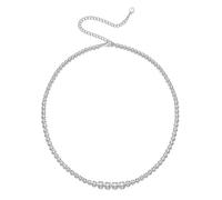 KXQYIKYI 1.2 carat moissanite necklace for women 925 sterling silver diamond chain necklaces