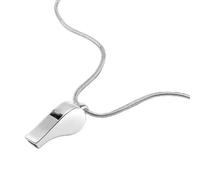 KXQYIKYI 100% 925 sterling silver whistle sound pendant necklace for women & men jewelry