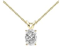 KXQYIKYI 1ct real moissanite pendant necklace summer necklace for women 925 sterling silver pass diamond jewelry