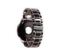 KXQYIKYI 20mm 22mm Steel Ceramic Strap Fit for Galaxy Watch4 5 40mm 45 44mm Pro Fit for Amazfit Gts Watch Band Wristband Belt Bracelet
