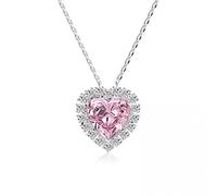KXQYIKYI 925 sterling silver wedding engagement quartz moissanite diamond necklace jewelry