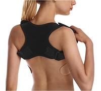 KXQYIKYI Adjustable Adult Corset Back Posture Corrector Therapy Shoulder Lumbar Brace Spine Support Belt Posture Correction for Men Women (Color : Black Magnetic, Size : Large) Tools