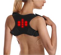 KXQYIKYI Adjustable Adult Corset Back Posture Corrector Therapy Shoulder Lumbar Brace Spine Support Belt Posture Correction for Men Women (Color : Black Magnetic, Size : Large) Tools
