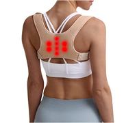 KXQYIKYI Adjustable Adult Corset Back Posture Corrector Therapy Shoulder Lumbar Brace Spine Support Belt Posture Correction for Men Women (Color : Black Magnetic, Size : Large) Tools