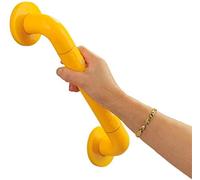 KXQYIKYI Bath Handle Towel Rail Safety Handrail Grab Bar Grab Rails Safety Support Rail Bathroom Handrail, Wall-Mounted Straight Towel Rack (Color : Yellow, Size : 38CM)