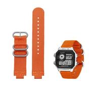 KXQYIKYI Canvas watch strap 18mm fit for box AE1200 / 1300/1000 W-219 modified nylon watch band Men's wristband bracelet accessorie