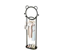 KXQYIKYI Coat Rack, Hanger Rack Unique Stand Coat Rack, Coat Tree, Free Standing Simple Storage Rack for Coats Hats Scarves Clothes Handbags Black Tree Stand (Color : B)