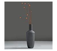 KXQYIKYI Creative Large Floral Personality Ikebana Home Accessories Ornaments Succulent Potted Plants Black Vase (Color : 23)