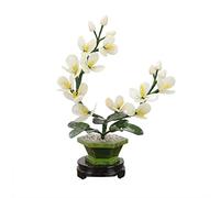 KXQYIKYI Crystal Tree Bonsai Feng Shui Money Tree Natural Jade Bonsai Living Room Decorations Home Decoration Gifts Good Products Wedding Gifts Flowers Blooming Wealthy Fake Flowe,