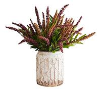 KXQYIKYI Cylinder Vase Distressed Ceramic Vase Retro Decorative Ornament Pottery Jar with Ice Cracks Design Great for Home Decor