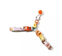 KXQYIKYI Designer Graffiti Style Adjustable Pet Collar Dog Leash Chest Strap Bag (Color : C Size : Small) (A L)