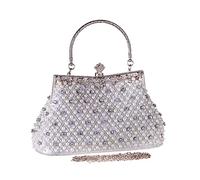 KXQYIKYI Europe and the United States seven coloured diamonds clutch dinner party bag clutch hard shell bag