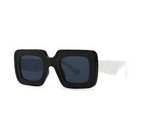 KXQYIKYI Fashion Vintage Square Oversized Sunglasses Women Men Luxury Big Frame Sun Glasses Travel Shades UV400