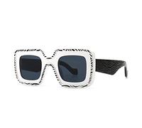 KXQYIKYI Fashion Vintage Square Oversized Sunglasses Women Men Luxury Big Frame Sun Glasses Travel Shades UV400