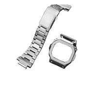 KXQYIKYI Fit for 3229 DW5600 mod kit GSHOCK small block GW5610 DW-5600 GW-B5600 metal strap+case precision steel simple solid color sex