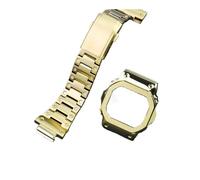 KXQYIKYI Fit for 3229 DW5600 mod kit GSHOCK small block GW5610 DW-5600 GW-B5600 metal strap+case precision steel simple solid color sex