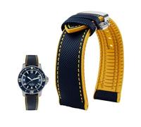 KXQYIKYI Fit for Breitling Fit for Citizen Fit for Fit for Omega 20 22mm 23mm 24mm Nylon fluoro rubber Watchband soft Silicone Bracelet Men Watch Strap