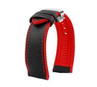 KXQYIKYI Fit for Breitling Fit for Citizen Fit for Fit for Omega 20 22mm 23mm 24mm Nylon fluoro rubber Watchband soft Silicone Bracelet Men Watch Strap