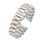KXQYIKYI Fit For Seiko Timex Citizen Curved End Stainless Steel Strap Men 20mm 22mm Metal Watchband Watch Chain Bracelet