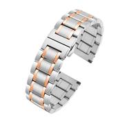 KXQYIKYI Fit For Seiko Timex Citizen Curved End Stainless Steel Strap Men 20mm 22mm Metal Watchband Watch Chain Bracelet