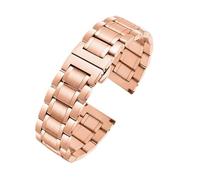 KXQYIKYI Fit For Seiko Timex Citizen Curved End Stainless Steel Strap Men 20mm 22mm Metal Watchband Watch Chain Bracelet