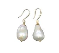 KXQYIKYI Freshwater Cultured White Keshi Baroque Pearl Necklace Bracelet Earrings Sets For Women Lady Fashion