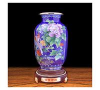 KXQYIKYI Gift Cloisonne Enamel Handicrafts Cloisonne Vase Home Decoration Ornaments (Color : Light green)