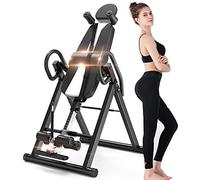 KXQYIKYI Gravity Heavy Duty Inversion Table with Headrest Adjustable Protective Belt Back Stretcher Machine for Pain Relief Therapy Body Fi
