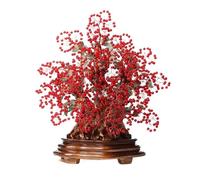 KXQYIKYI Home Fortune Tree, Carnelian Opening Celebration Gift Ornaments, Living Room Home Furnishings Crystal Tree,