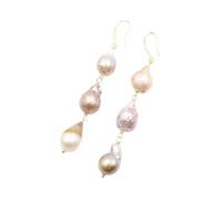 KXQYIKYI Jewelry Freshwater Cultured Purple Keshi Pearl Necklace Bracelet Earrings Sets For Lady Fashion