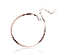 KXQYIKYI Ladies Bracelet, S925 Silver, Snake Bone Chain Bracelet, and Simple Jewelry