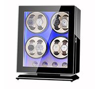 KXQYIKYI MaGiLL 8 Watch Winder for Men's and Women's Watch Rotator Display Box, Five-Speed Adjustment Mode, LED Light, Low Decibel Design Without Noise, Compatible with Most Watches