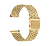 KXQYIKYI Metal Watch Bands 316L Stainless Steel 14mm 16mm 18mm 20mm 22mm Woven Mesh Quick Release Straps for Men and Women